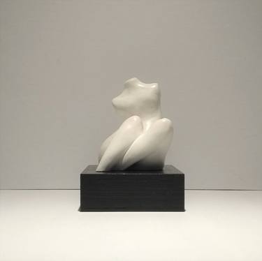SEATED FIGURE STUDY plaster cast human form, limited edition thumb
