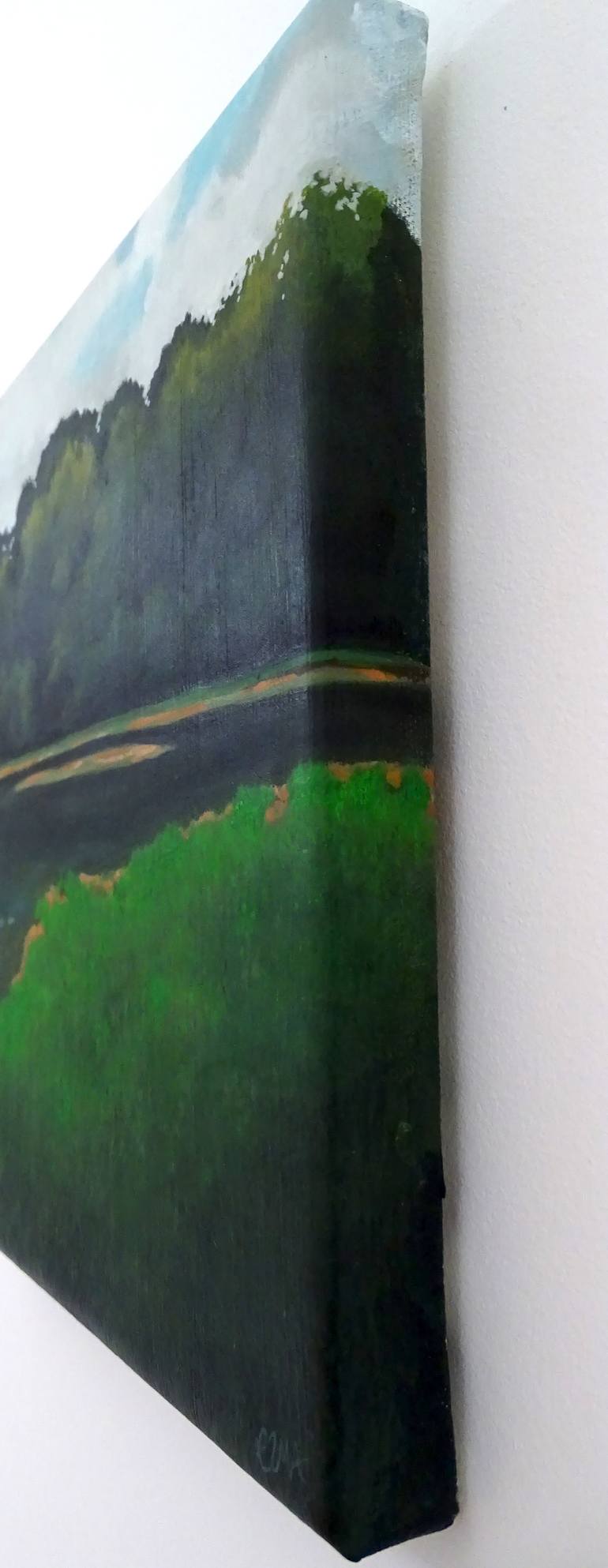 Original Modern Landscape Painting by Emmanuelle Folligné