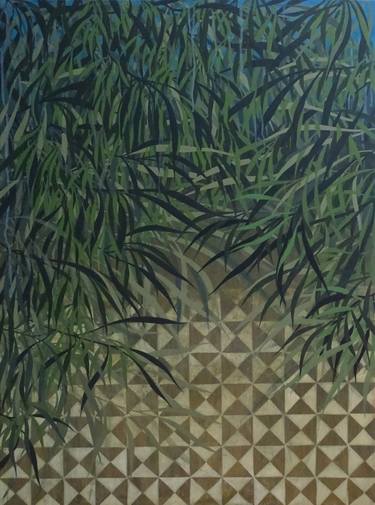 Original Contemporary Geometric Paintings by Emmanuelle Folligné