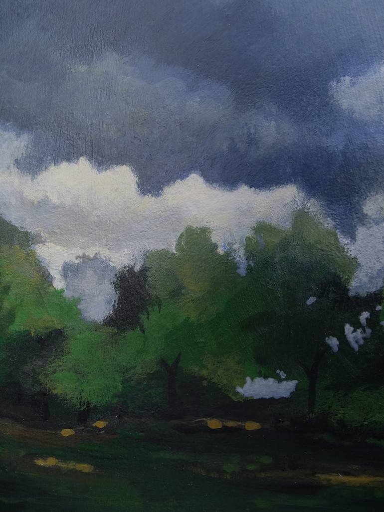 Original Contemporary Landscape Painting by Emmanuelle Folligné