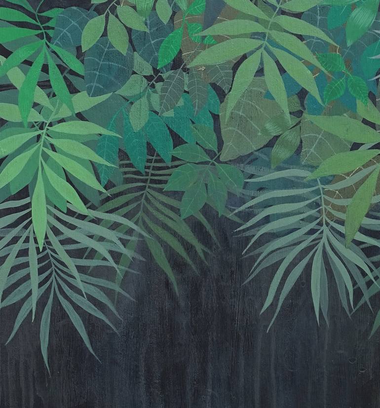 Original Contemporary Botanic Painting by Emmanuelle Folligné