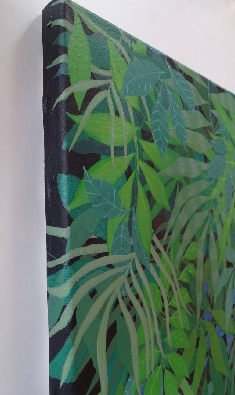 Original Contemporary Garden Painting by Emmanuelle Folligné