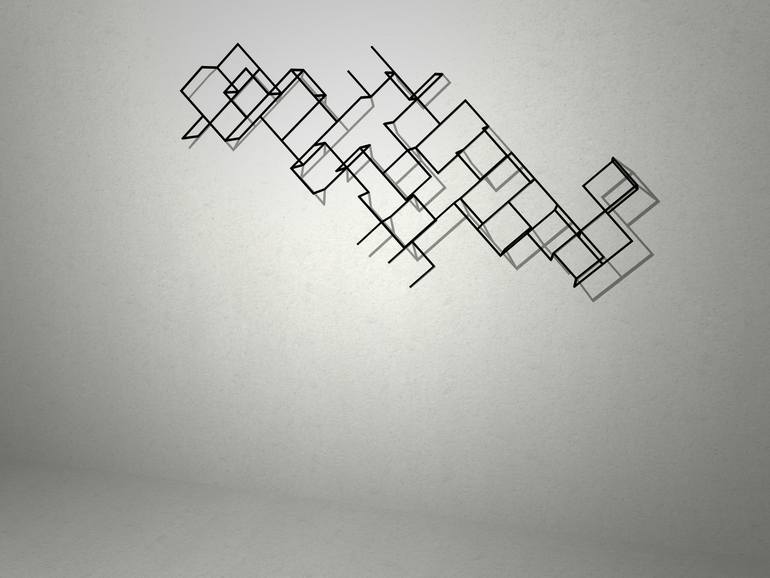 Original Abstract Expressionism Abstract Sculpture by Anelo Novantasette