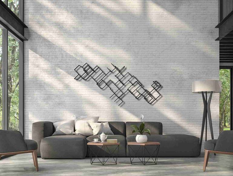 Original Abstract Expressionism Abstract Sculpture by Anelo Novantasette