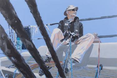 Print of Figurative Sport Paintings by Muriel Le Pair