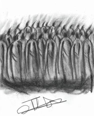 Original Surrealism Religion Drawing by Tlog Art