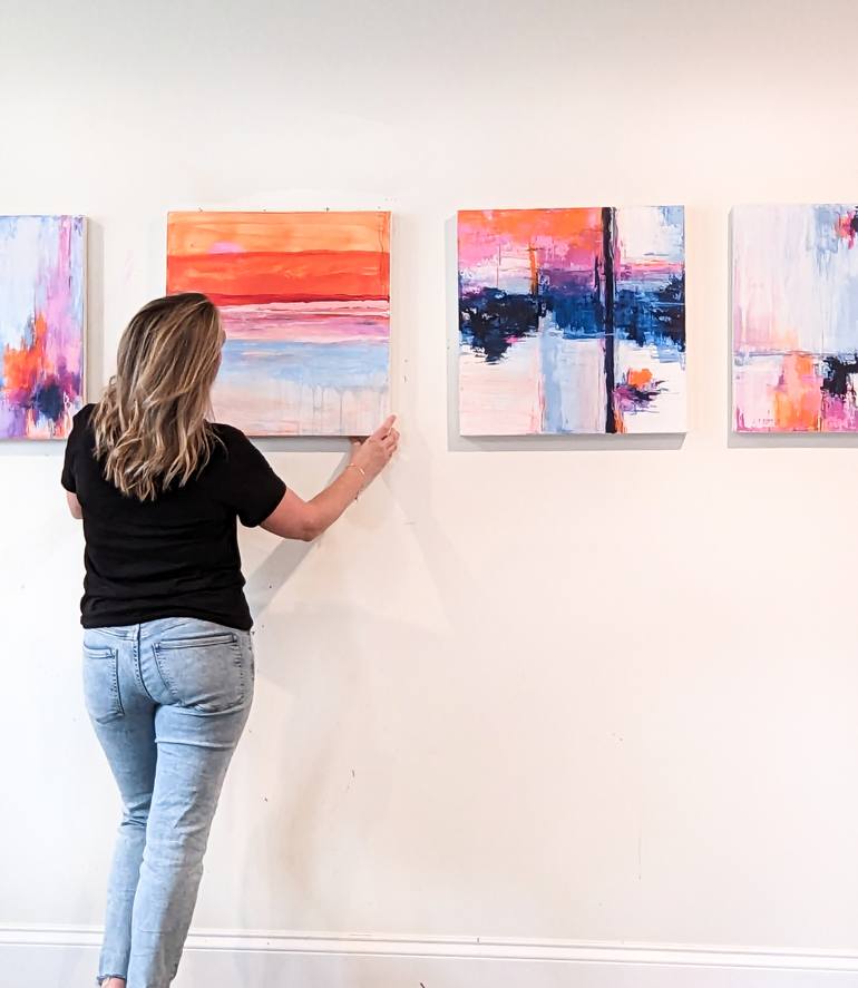 Original Abstract Expressionism Abstract Painting by Patty Toner