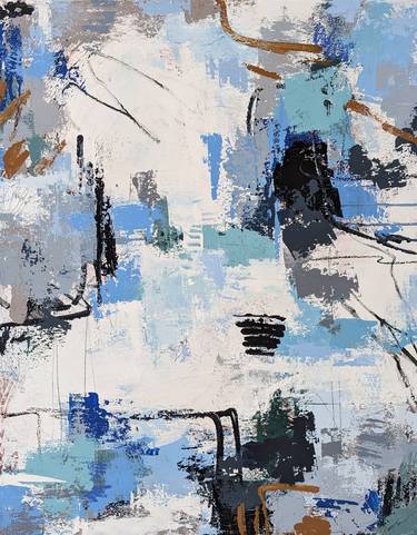 Original Abstract Expressionism Abstract Paintings by Patty Toner