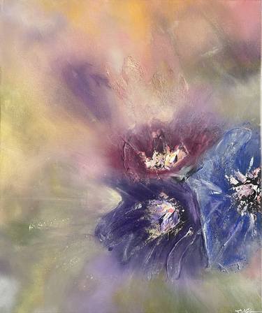 Original Abstract Floral Paintings by Elena Giunco