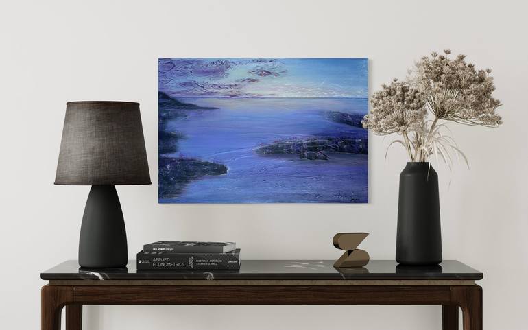 Original Contemporary Seascape Painting by Elena Giunco