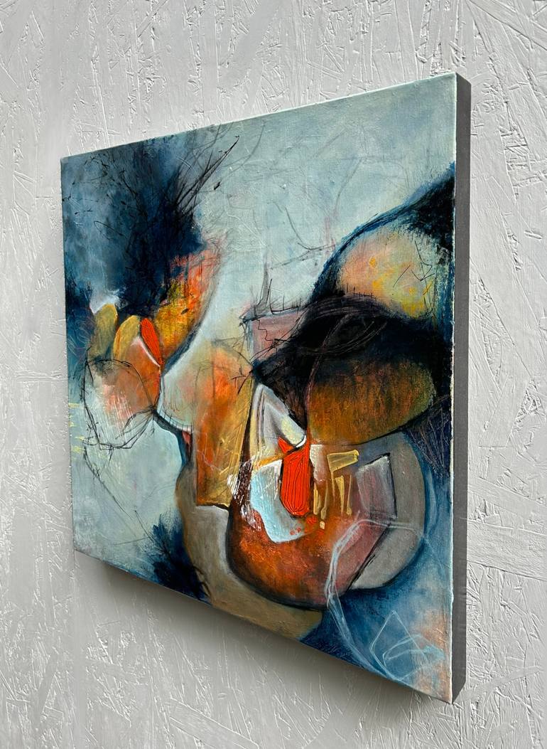 Original Abstract Expressionism Abstract Painting by Elena Giunco