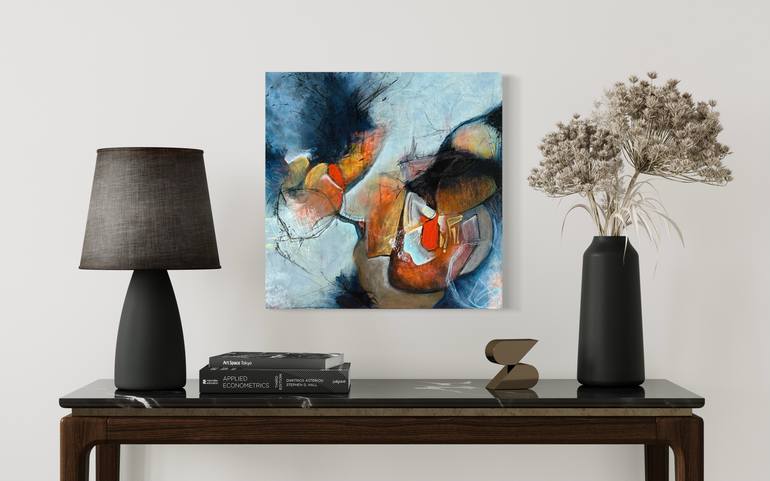 Original Abstract Expressionism Abstract Painting by Elena Giunco