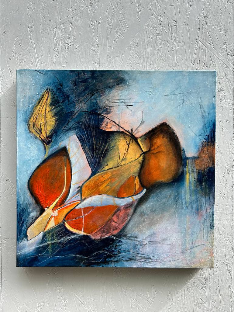 Original Abstract Expressionism Abstract Painting by Elena Giunco