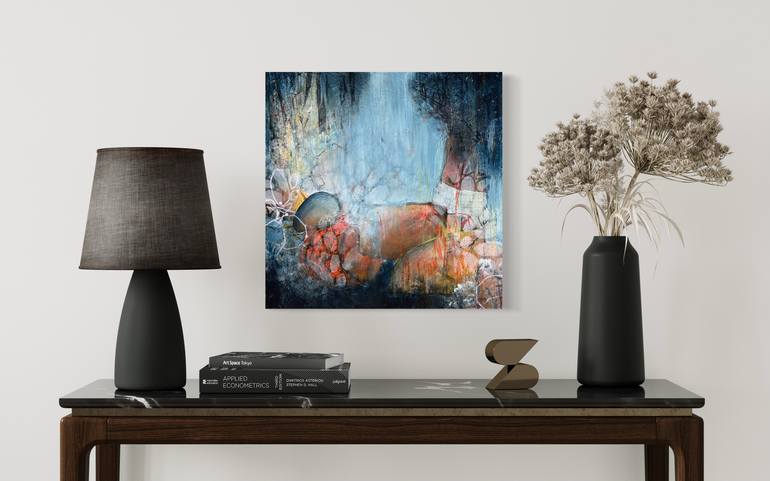 Original Abstract Expressionism Abstract Painting by Elena Giunco