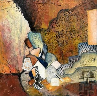 Original Abstract Expressionism Abstract Paintings by Elena Giunco