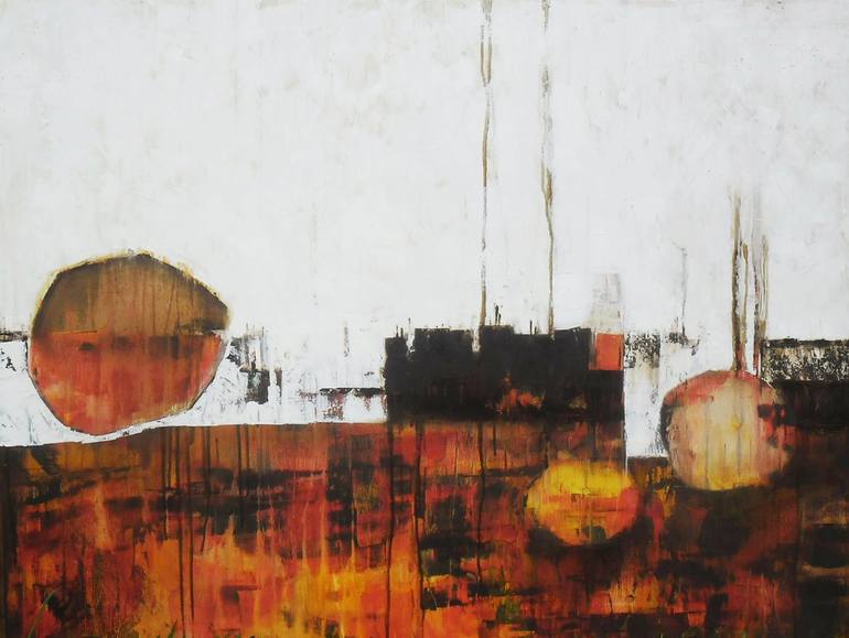Original Abstract Expressionism Abstract Printmaking by Irena Vasilj