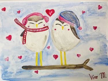 Print of Love Paintings by Vira Martyniuk