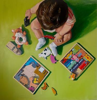 Print of Children Paintings by Arevik Manukyan