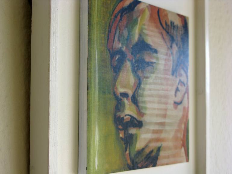 Original Fine Art Portrait Painting by Eva van den Hamsvoort