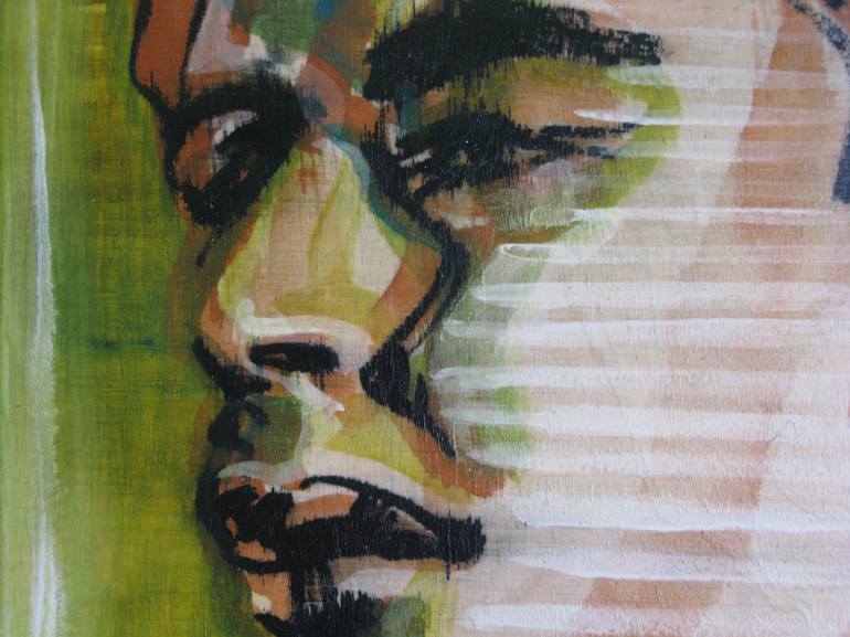 Original Fine Art Portrait Painting by Eva van den Hamsvoort