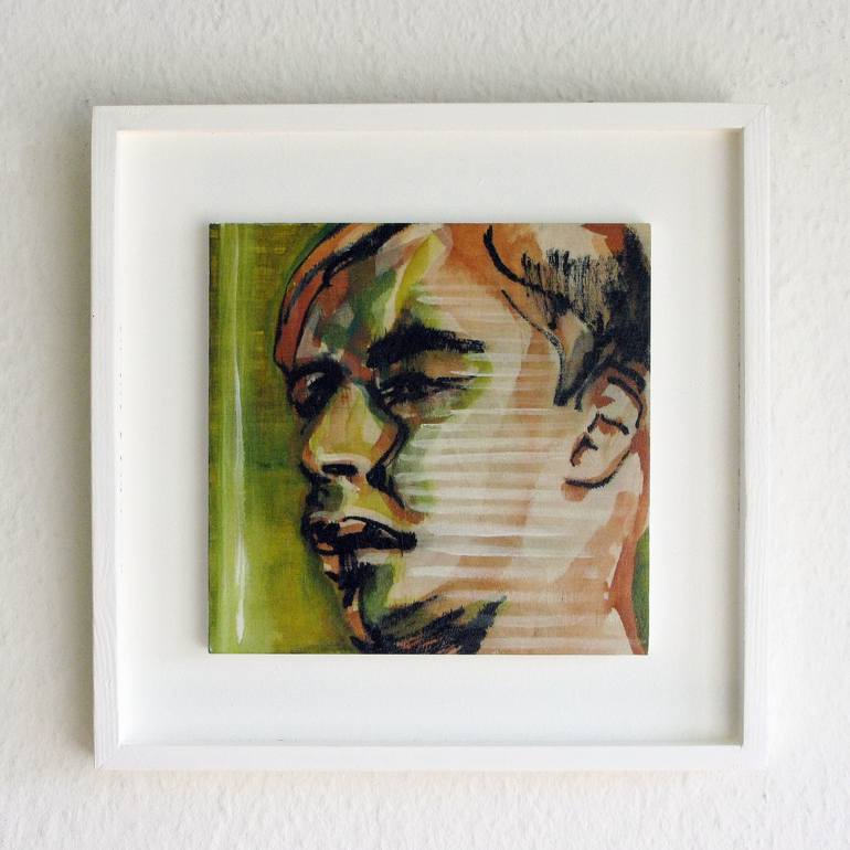 Original Fine Art Portrait Painting by Eva van den Hamsvoort