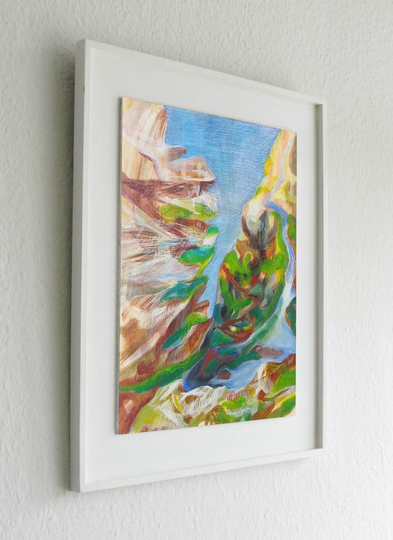 Original Modern Landscape Painting by Eva van den Hamsvoort