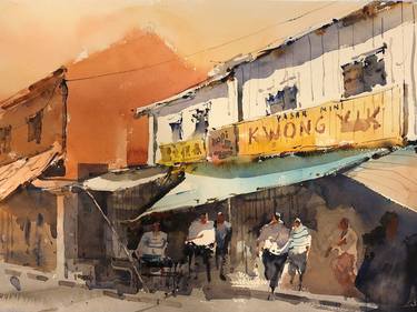 Print of Cities Paintings by Lee Wee Xian