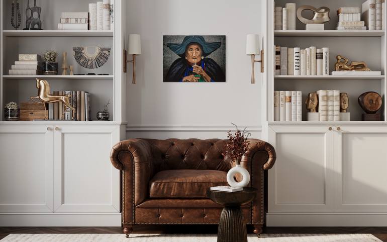 Original Art Deco People Painting by Narine Torosyan
