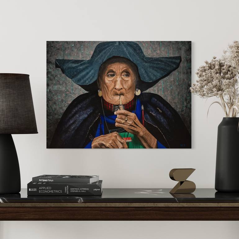 Original Art Deco People Painting by Narine Torosyan