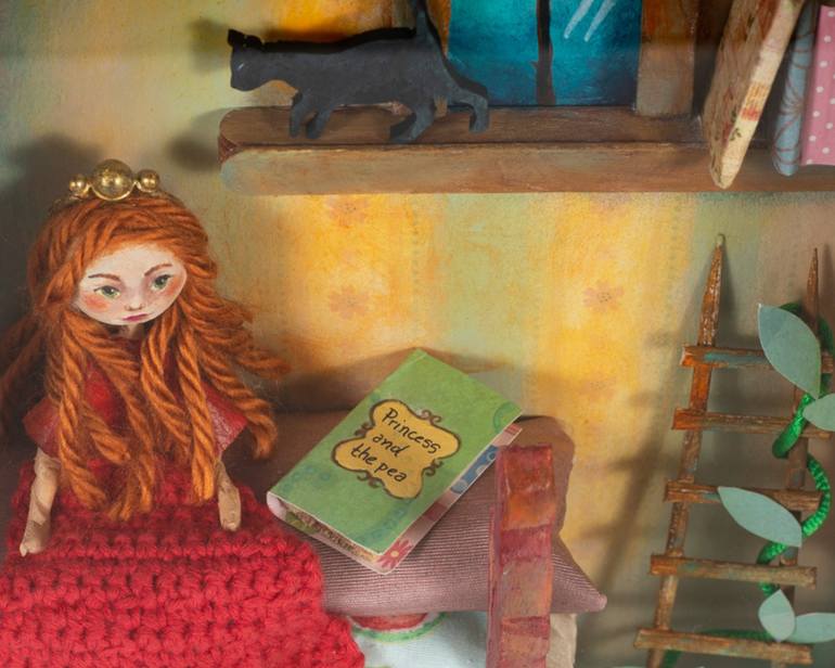 Original Conceptual Fantasy Mixed Media by Sofia Filea