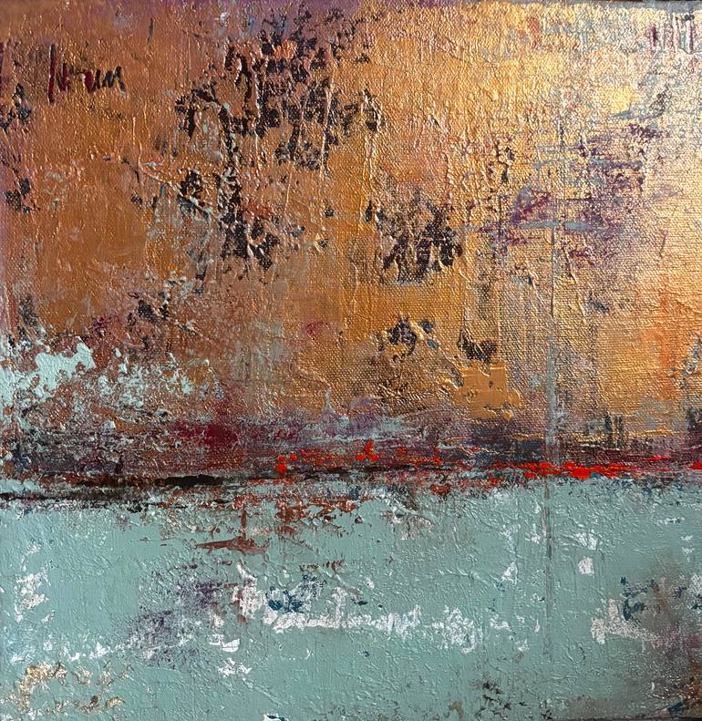 Original Abstract Painting by Ceren Kamar Bergh | Abstract Art on Canvas | What Settles