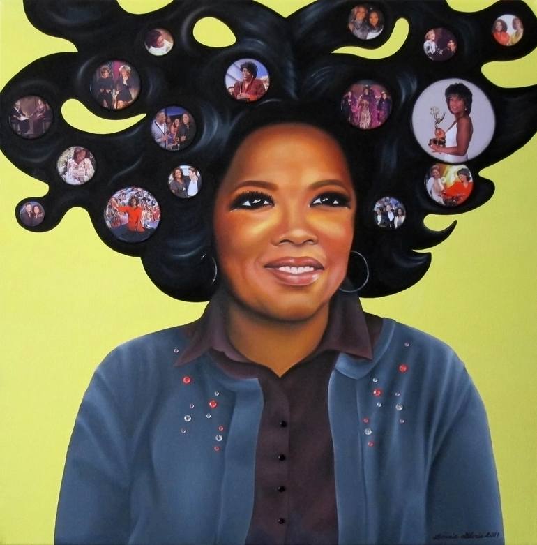 Oprah Painting by Bonnie Gloris Saatchi Art