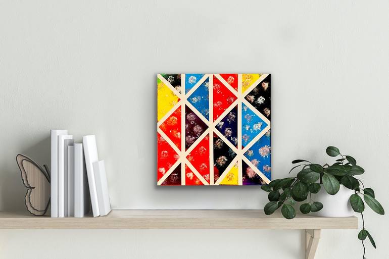 Original Art Deco Abstract Painting by Neelakshi Misha