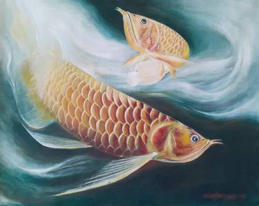 Print of Fish Paintings by Wartowo Edy