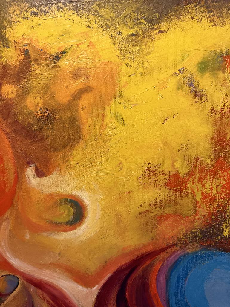 Original Abstract Expressionism Health & Beauty Painting by Reneta Isin