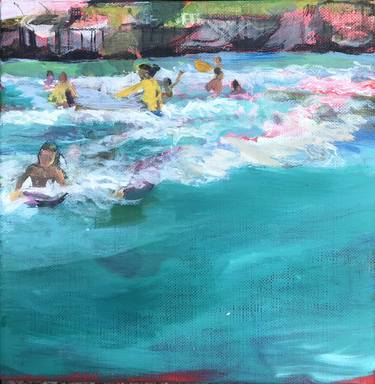 Original Beach Paintings by Caroline Lasnier