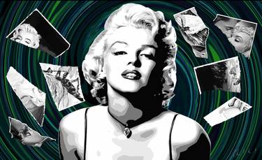 Print of Pop Art Celebrity Digital by Claude CONTE