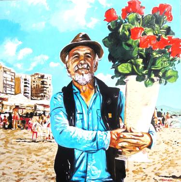 Original Documentary Beach Paintings by Karl Horeis