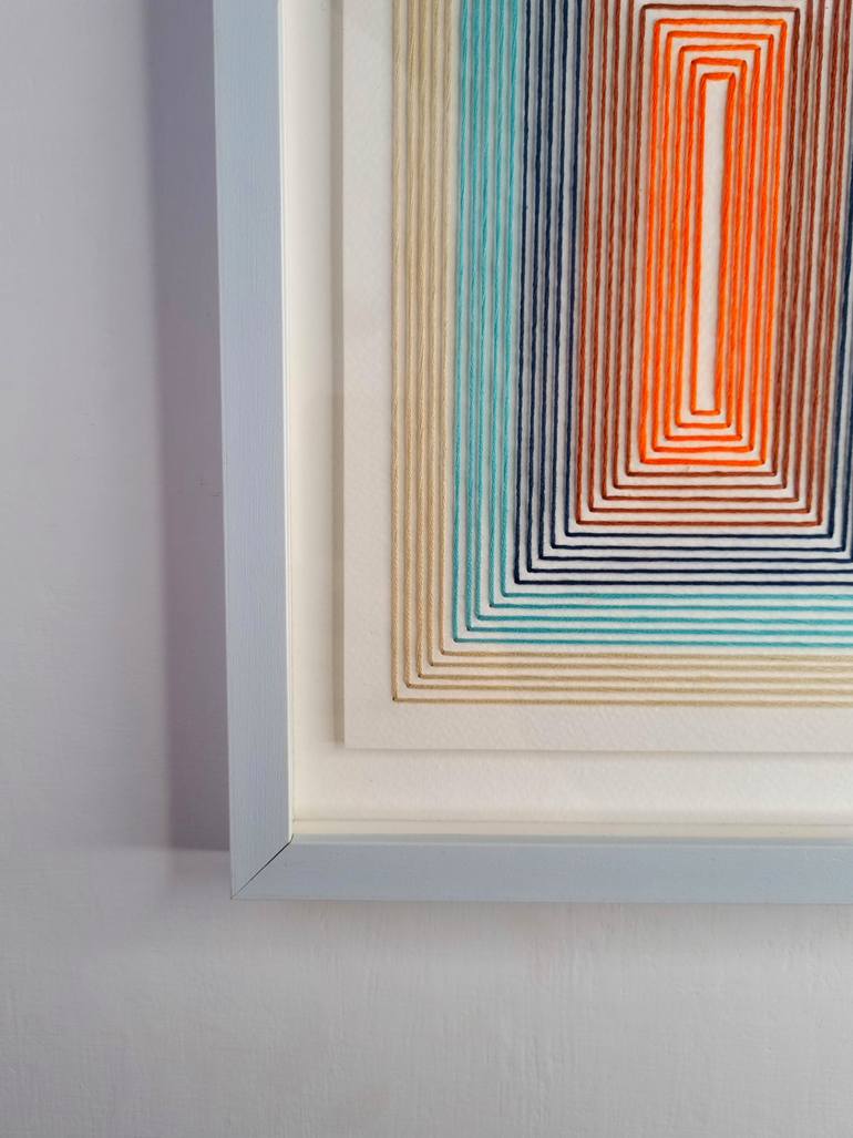 Original Conceptual Geometric Mixed Media by Pooja Singh