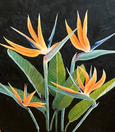 Original Fine Art Floral Paintings by Žanete Smodiča