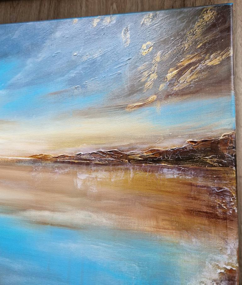 Original Abstract Seascape Painting by Irina Morisch