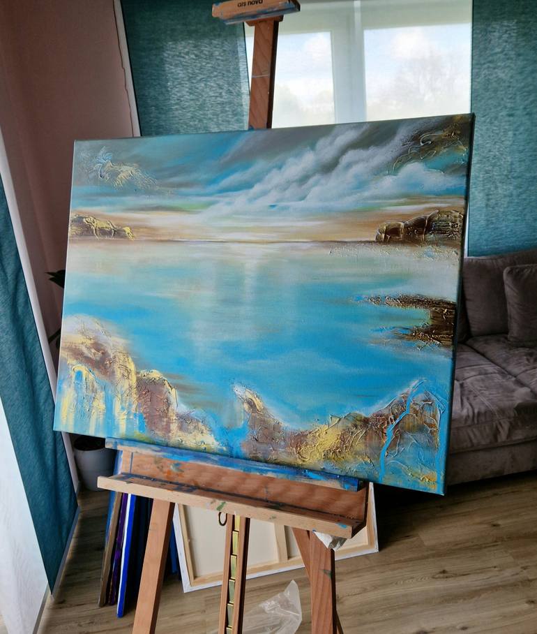 Original Contemporary Seascape Painting by Irina Morisch