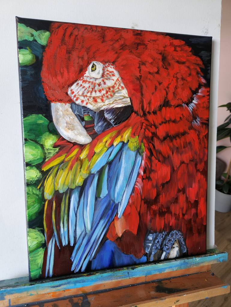 Original Fine Art Animal Painting by Irina Morisch