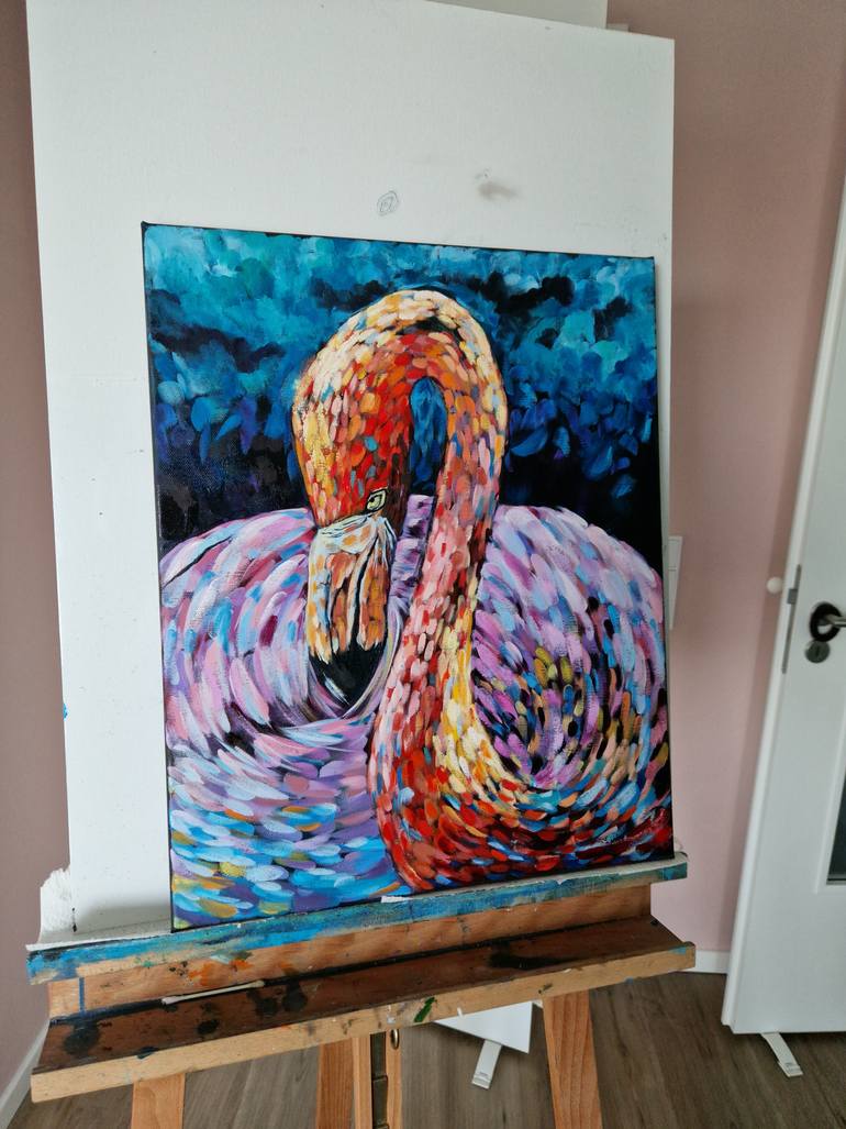 Original Modernism Animal Painting by Irina Morisch