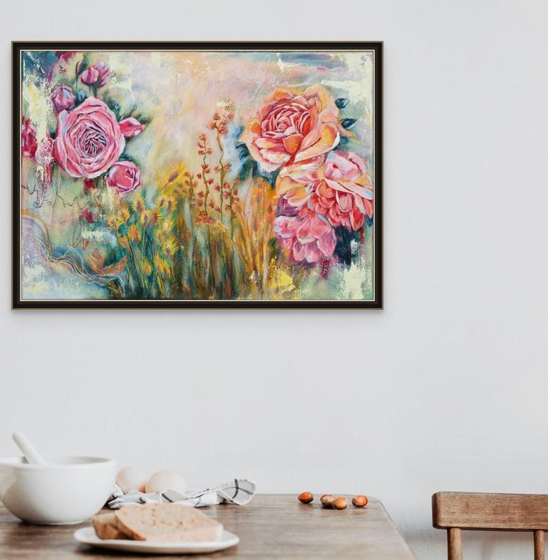 Original Floral Painting by Irina Morisch