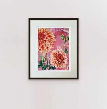 Original Floral Paintings by Irina Morisch
