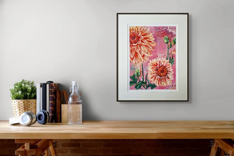 Original Impressionism Floral Painting by Irina Morisch