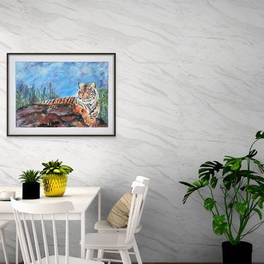 "Jungle king" tiger oil painting thumb