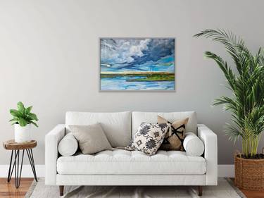 Original Abstract Expressionism Seascape Paintings by Irina Morisch