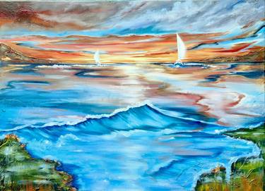 Print of Impressionism Boat Paintings by Irina Morisch